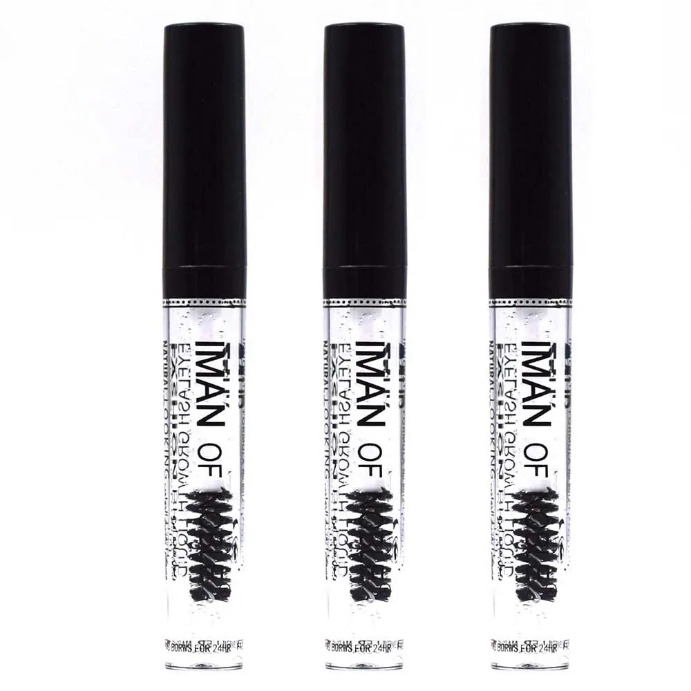 1 pz tubo nero trasparente trasparente liquido per la crescita delle ciglia incolore Mascara Base Gel impostazione duratura Gel per sopracciglia liquido per ciglia