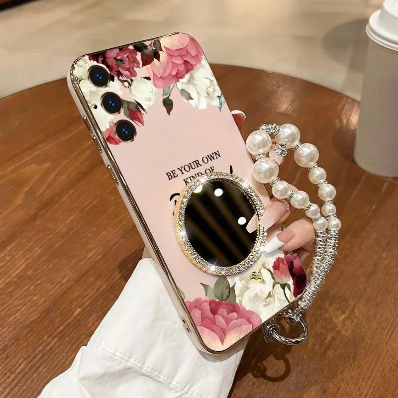 53 زهرة بارك سوار تصفيح قضية الهاتف لسامسونج A50 A91 A52S A34 A53 A35 A71 A42 A52 A25 A55 A50S A73 A54 A51 غطاء #5