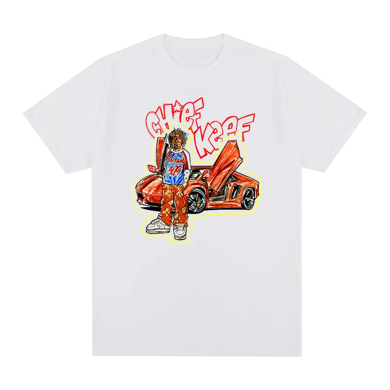 หัวหน้า Keef Vintage Hip Hop Rap Rapper Retro Graphic เสื้อยืดผู้ชายผ้าฝ้ายชายเสื้อใหม่ TEE TSHIRT สตรี