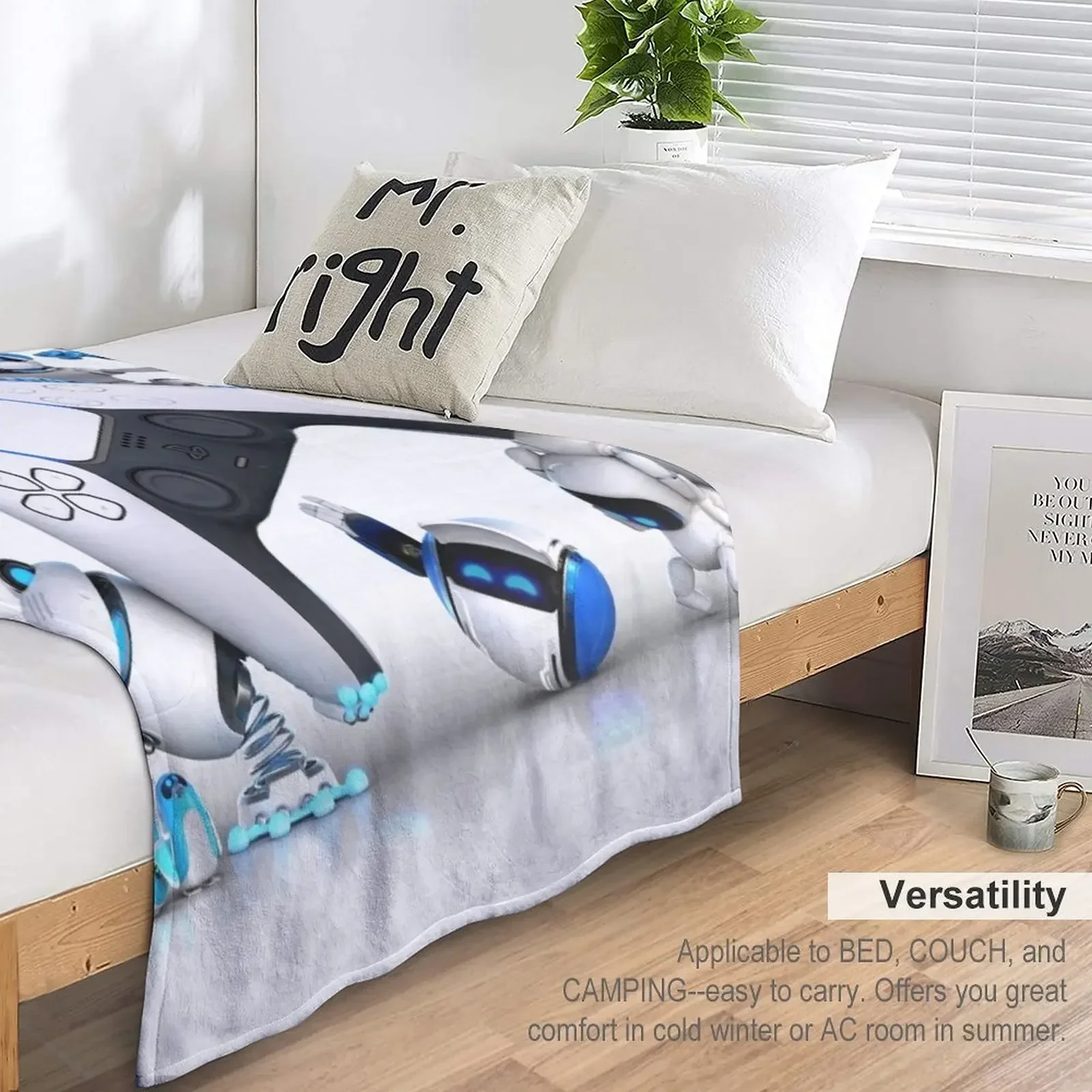 Astrobot Throw Blanket Thermals For Travel warm winter Comforter Personalized Gift Blankets