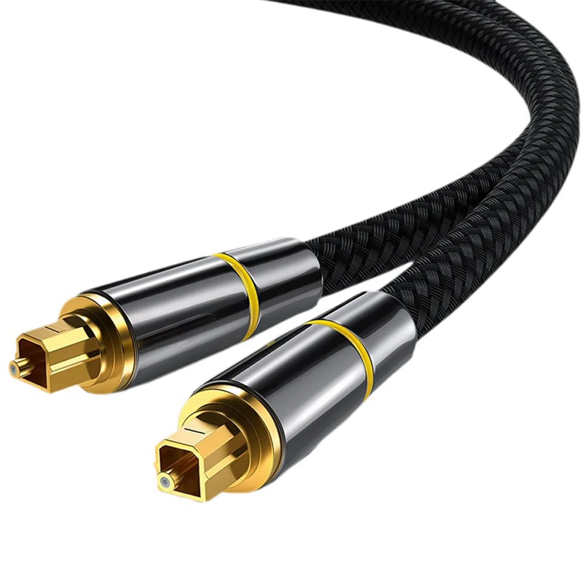 Digital Optical Audio Cable 2m Output Cable Amplifier Speaker 5.1 Channel Optical Fiber Connection Cable Nylon Braided