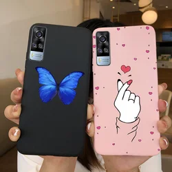 For vivo Y31 2021 Case Soft silicone Back Cover Butterfly Fundas For Vivo Y51a Y51 2020 December Y 51 A VivoY31 Phone Cases
