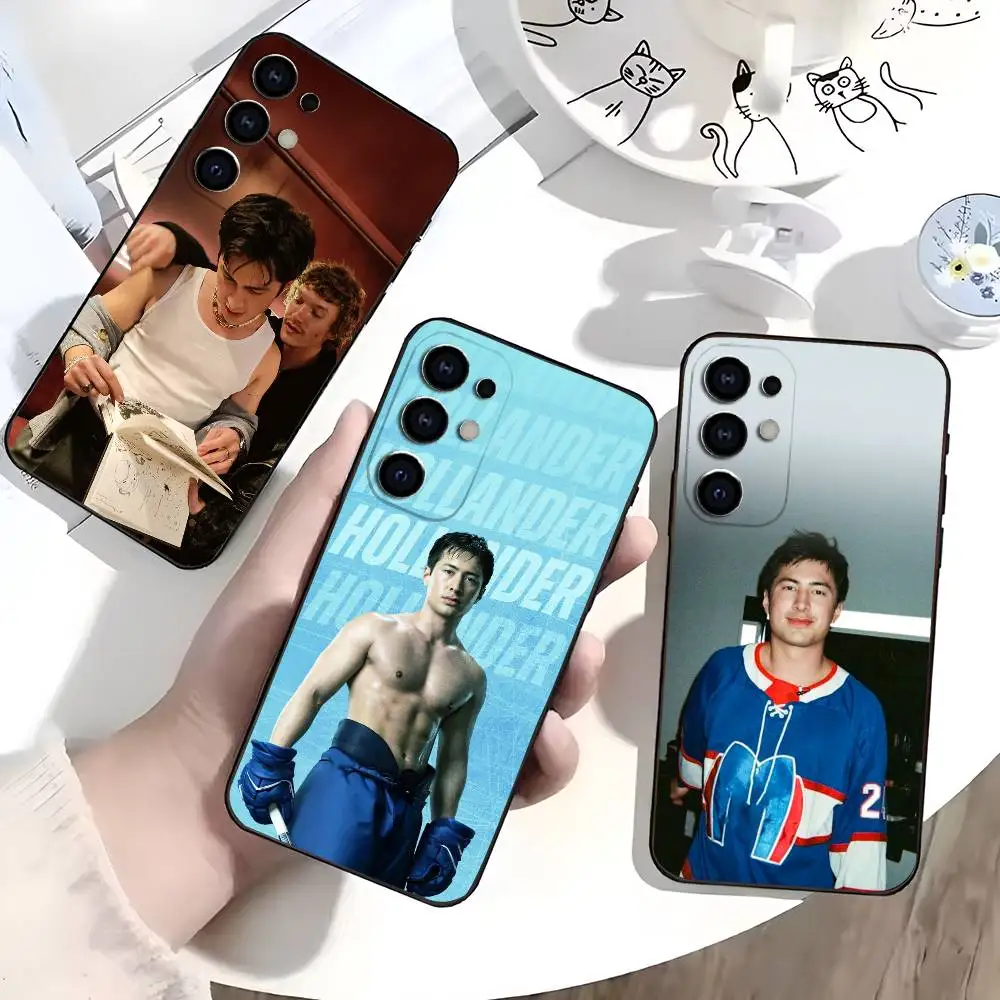 

Hudson Williams Shane Hollander Phone Case For Samsung S25,S24,S21,S22,S23,S30,Ultra,S20,Plus,Soft Silicone Black Cover
