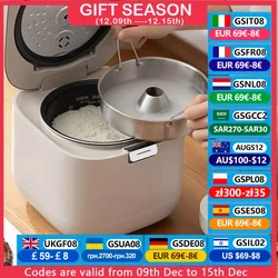 Japanese Style Rice Cooker English Operating 24H Timing 2L Non-Stick Coating Rice Cooking Pot Kitchen Appliance HRC0A001