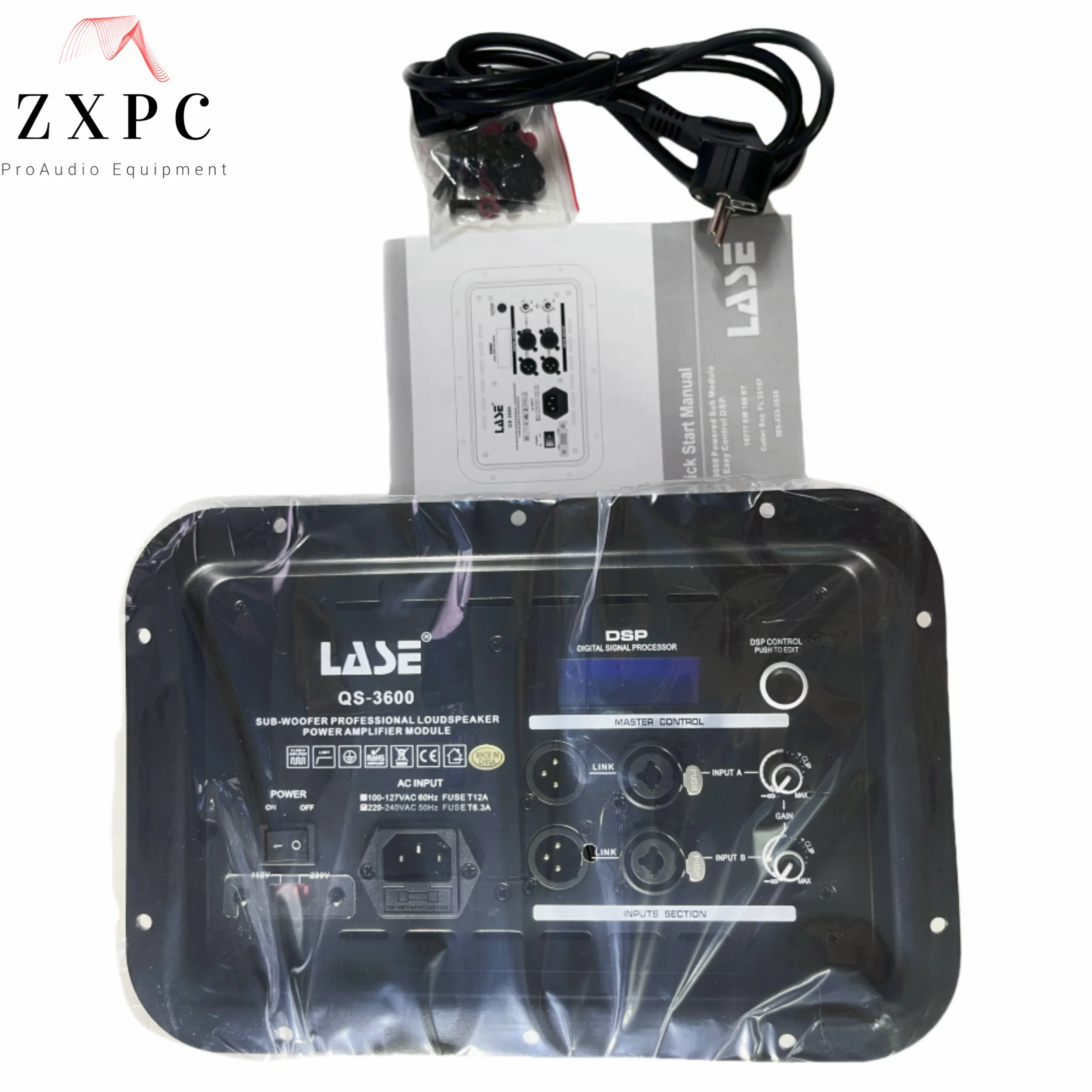 LASE Replacement Amplifier Module QS-3600 For QSC KS212C Powered Sub Woofer 1600W at 4ohm