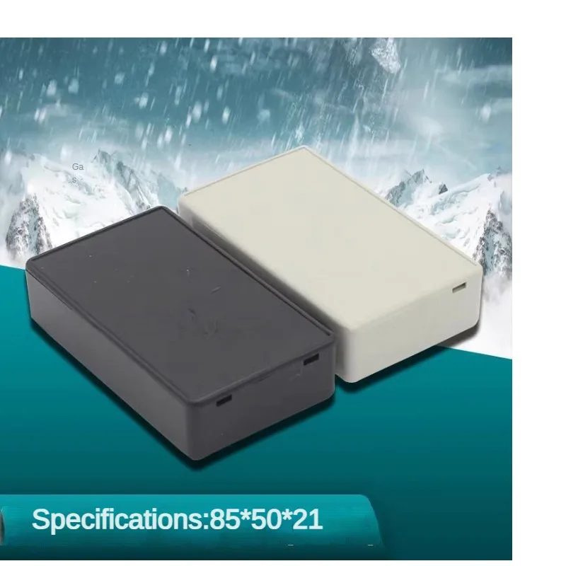 Impact-Resistant Plastic Junction Box for Wiring and Electrical Applications - 85x50x21mm