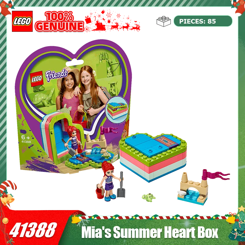 

LEGO Building Blocks Friends Series 41388 Mia's Summer Treasure Box Splicing Blocks Children's Toy Gift