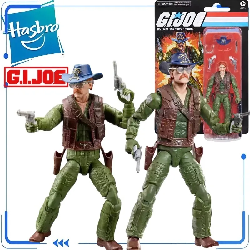 Genuine Hasbro G.I.JOE Carded Wild Bill Hardy 1/12 Scale 6 Inch Military Action Figure Model Toy Collectible Gift in Stock