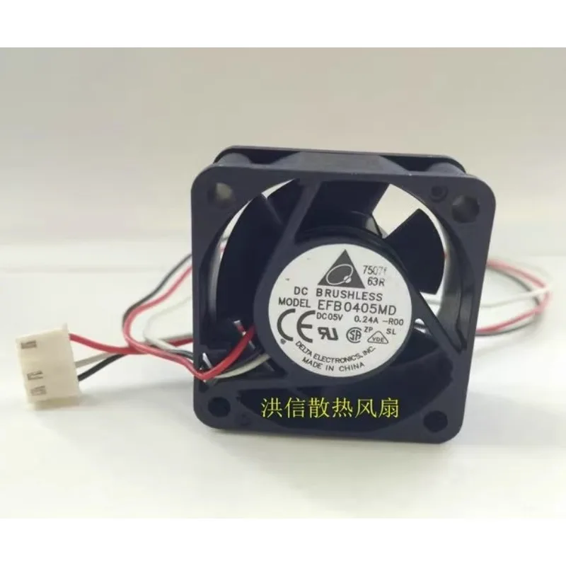 New Cooler Fan 4020 EFB0405MD -ROO DC5V 0.24A Switch Server Cooling Fan 4CM 40 × 40 × 20mm