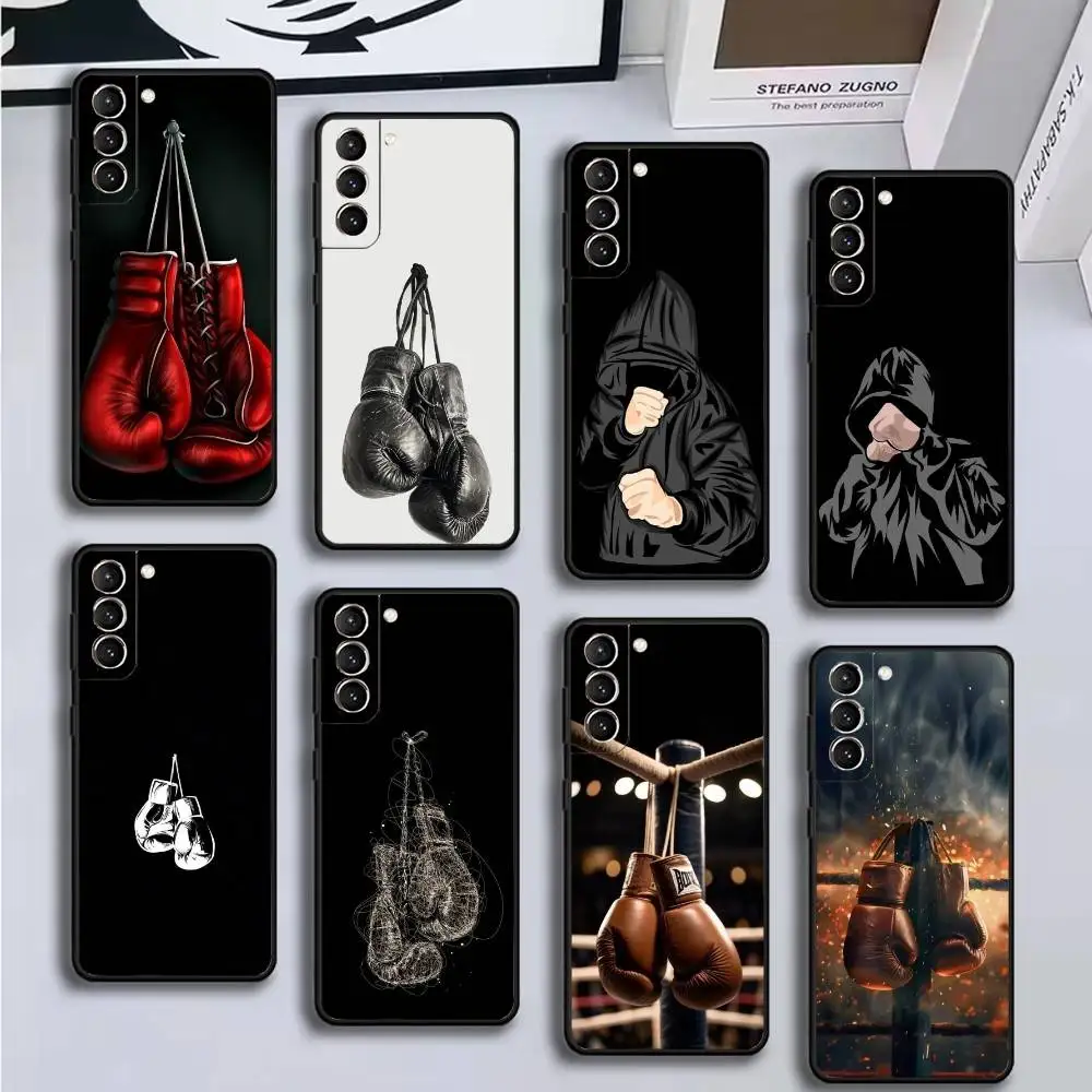 

Boxing Phone Case For Samsung GalaxyA13,21s,22,31,32,52,53,71,72,73,Soft Black Cover