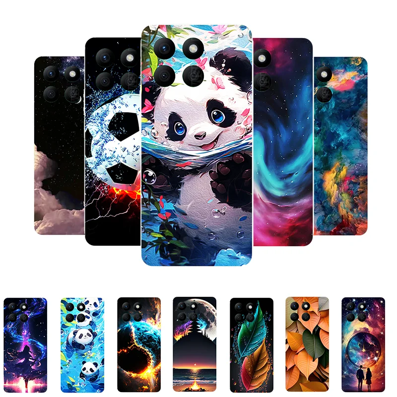 Case For Honor X8b Cute Panda Shockproof Silicone Cover For Honor X8b X 8B LLY-LX1 LLY-LX2 LLY-LX3 Bumper HonorX8b Coque Fundas