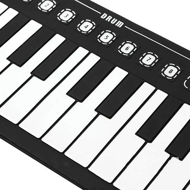 Roll Up Piano 49 Keys Portable Roll Up Piano Portable Keyboard Piano For Children Beginners Family Fun Travel Adults