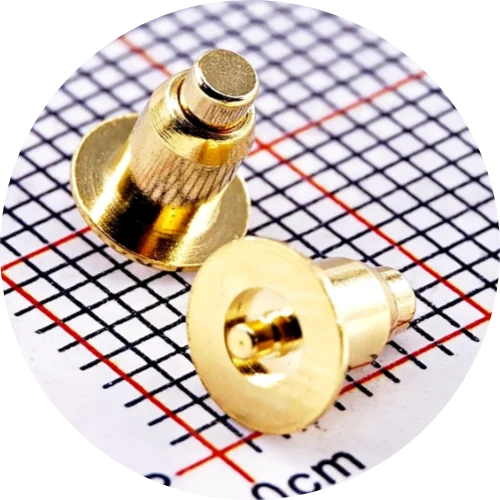 2/5 Stück federbelasteter Steckverbinder, Außendurchmesser 5,5 mm, Hochstrom-Pogo-Pin, 1 A, 2 A, 4 A, 5 A, 20 A, Batteriedadel-Testsonde, vergoldet – Detail 2