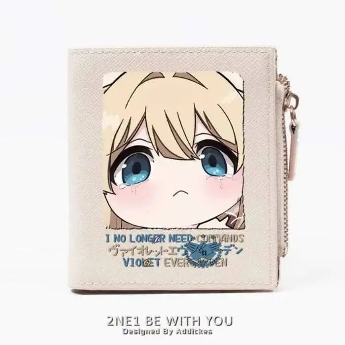 

Аниме фиолетовый Evergarden модный кошелек из искусственной кожи для карт монета на молнии сумка для денег косплей подарок B2136 хит