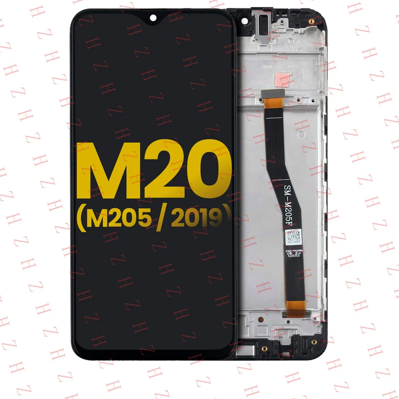 U+ Replacement OLED Assembly With Frame Compatible Samsung Galaxy M20 M205 Premium