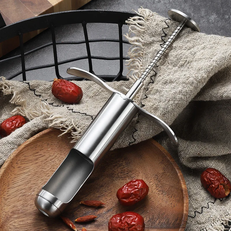 

Red Dates Jujube Corer Pitter Stainless Steel Cherry Olive Fruit Seed Core Remover Kitchen Push Out Tool Vegetable Accessories