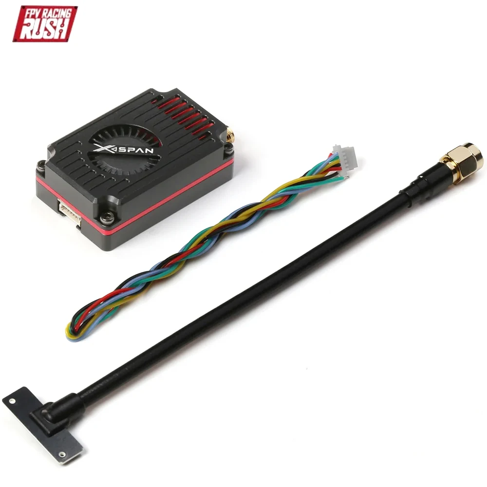 

Rushfpv Rush FPV XSPAN 4.8-6.1G 4W / 6.1-7.2G 3W Broadband Vtx Video Transmitter
