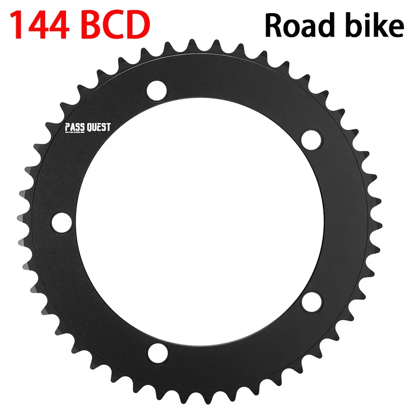 

144 BCD специальная велосипедная цепь с одним диском 46 47 48 49 50 51 52 53 54 55 56 57 58 59 60T, фиксированная Шестерня для дорожного велосипеда