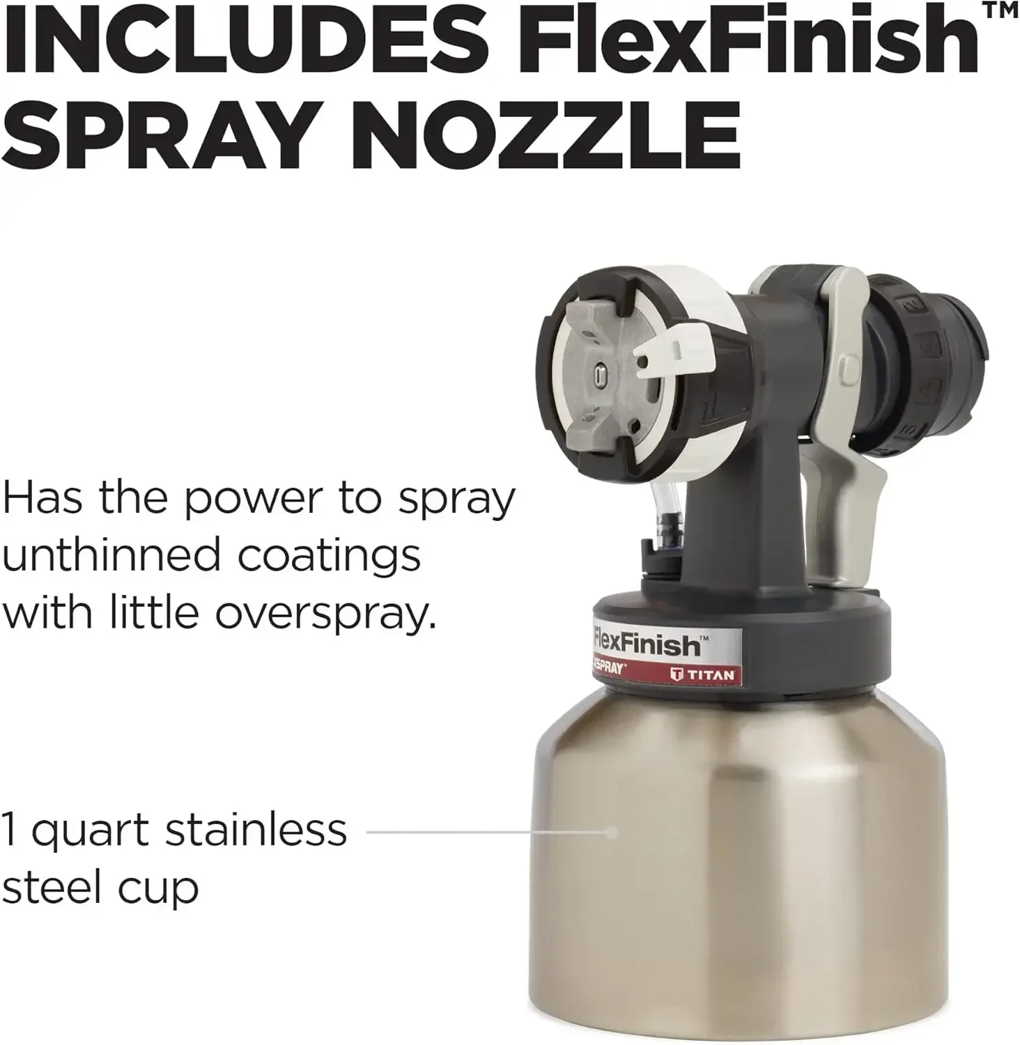 Paint Sprayer Great for Interior Exterior and Fine Finishing Adjustable Settings Includes Storage Case and Shoulder Straps