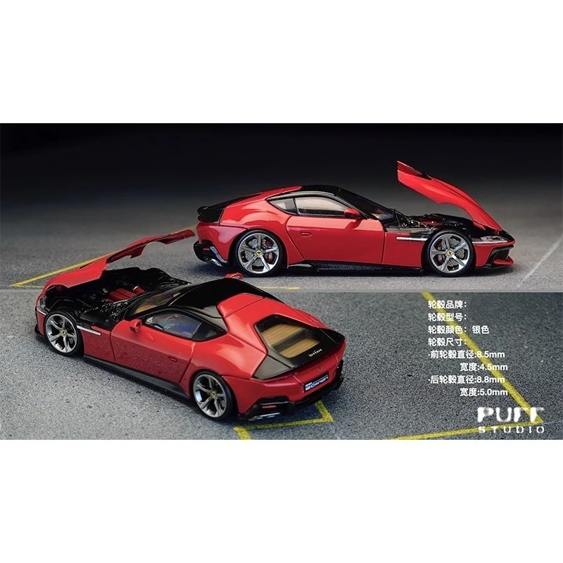 PuffStudio_1/64 Wheel 8.5/8.8mm Original Style Wheel Rubber Tire Car Model Modification Accessories