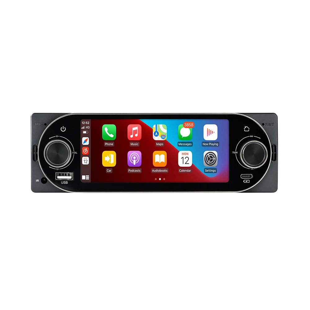 NAVIFLY 5.2“ 32GB Auto FM-radio HD Multimediaspeler Voor Mazda VW Citroen Ford Peugeot Renault Volvo Draadloze Carplay Auto BT USB - afbeelding 2