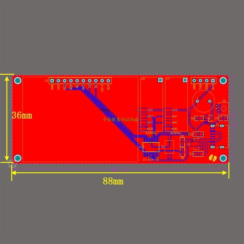 Infrared NEC RF Remote Control Development Assistant Automatically Recognizes Frequency Key Value Encoding Information 1527/2262