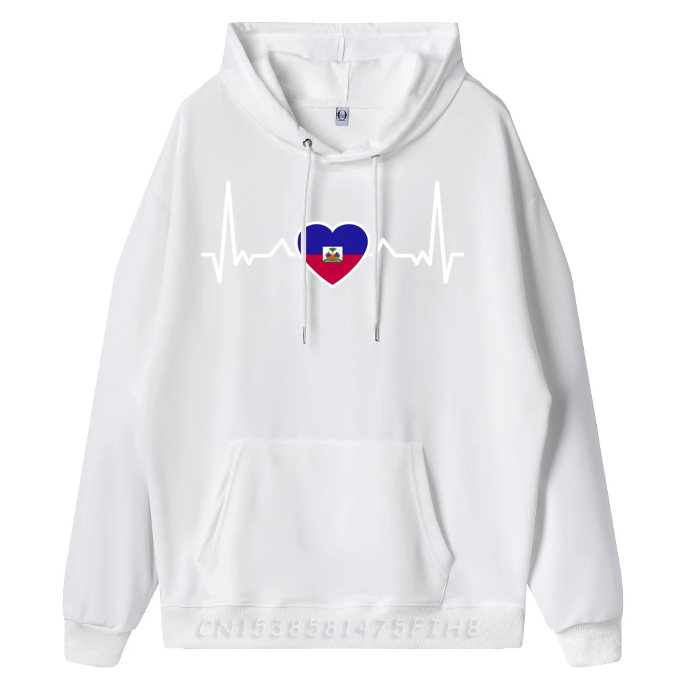 Haiti Heartbeat Haitian Flag Haitians Streetwear Men Summer Luxury Brand Design Men's Winter Clothes