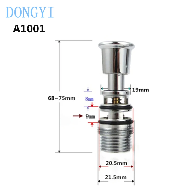 Surface Mounted Exposed Shower Switch Valve Spring-type Water Core Triple Bathtub Faucet Water Core A1001 A1002