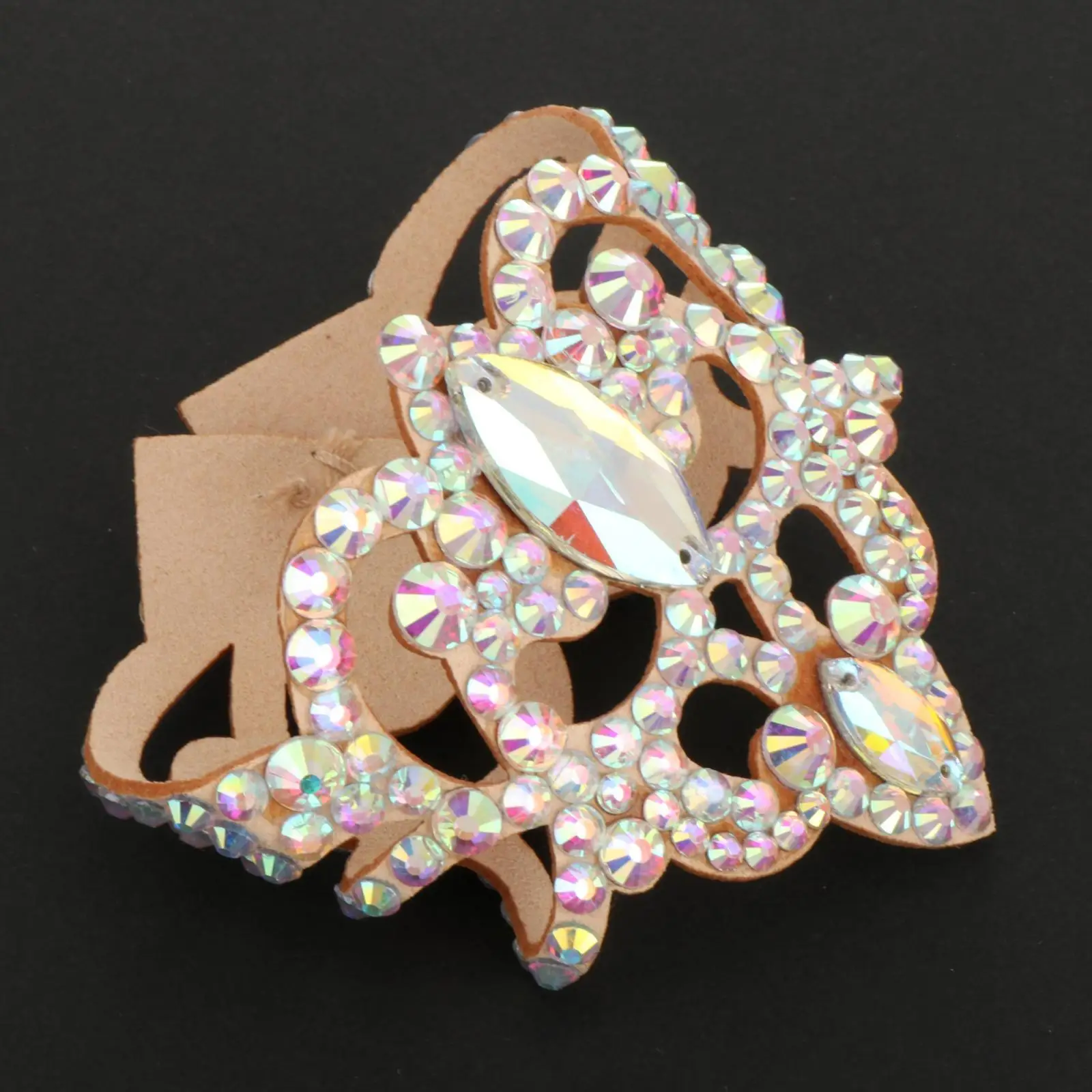 Bauchtanz-Armband, elegantes Wickelarmband mit funkelnden Strasssteinen für Tanzshow