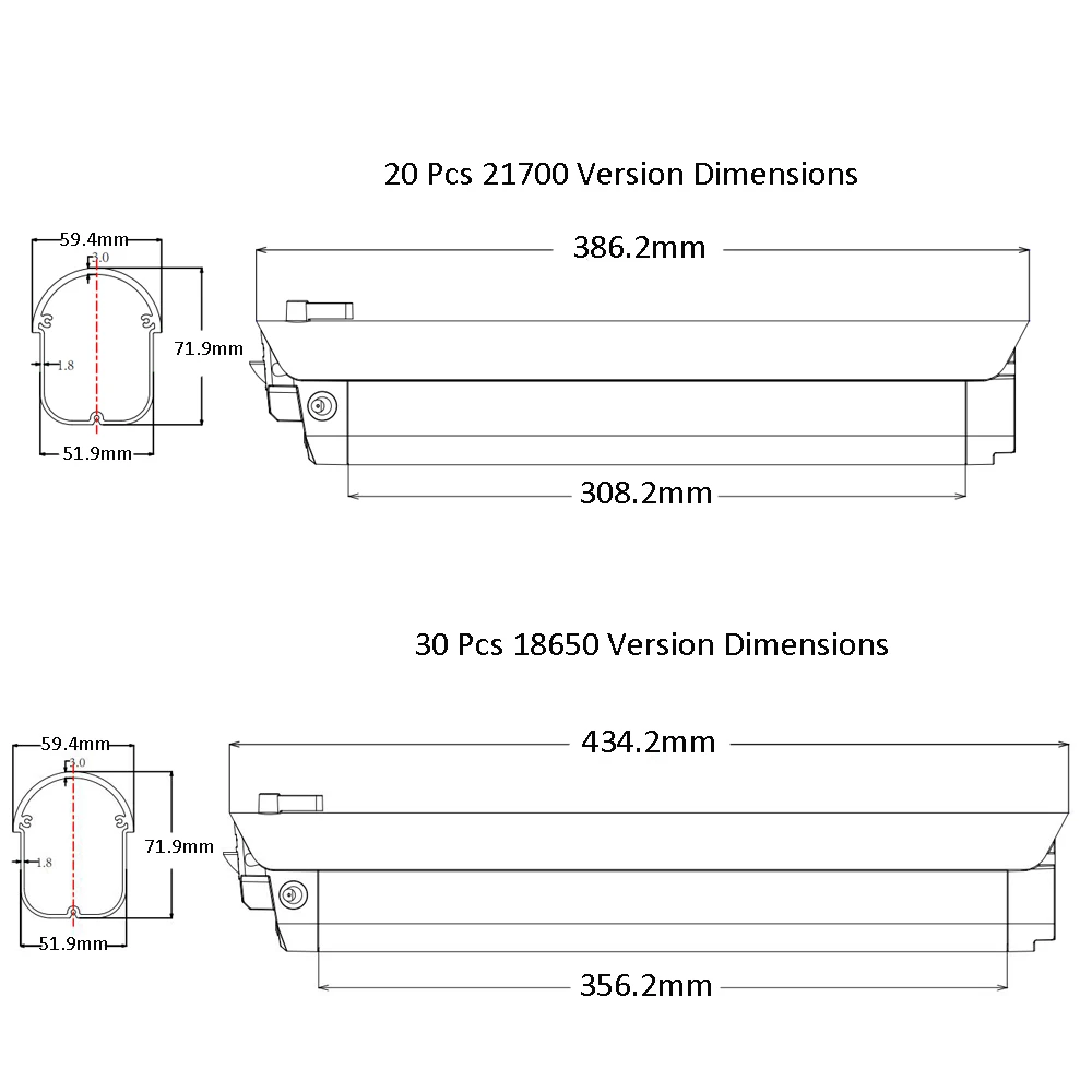 Substituição da bateria integrada para bicicleta elétrica, Aventon Soltera HIMO C30, 36V, 10.5Ah, 10Ah, 250W, 350W, 500W, com carregador