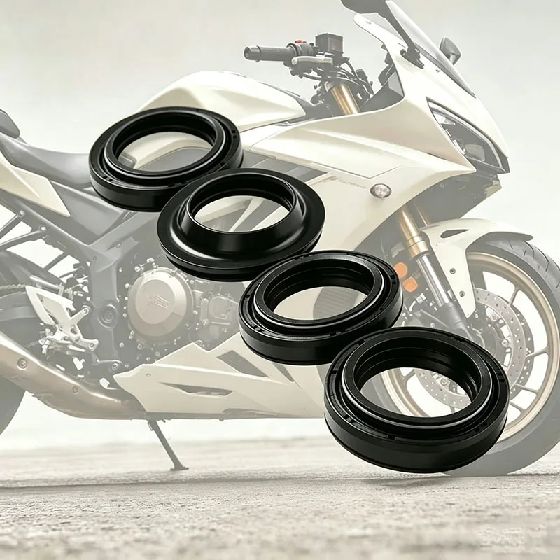 Retén de aceite y guardapolvo de horquilla delantera de motocicleta 37x49x8/10.5 para KAWASAKI EX 250 ZZ-R 250 GPZ600R GPZ R 600 GPZ UT 750 ZL 600 ZX 750