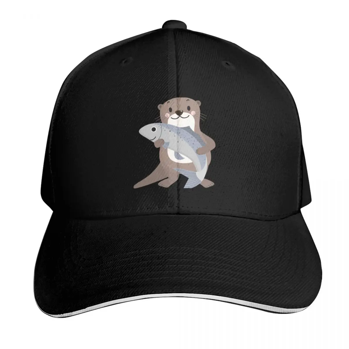 sea otters pattern-Sea otters lovers Baseball Cap Gift for Him Her Casual Daily Wear Quick Dry Performance