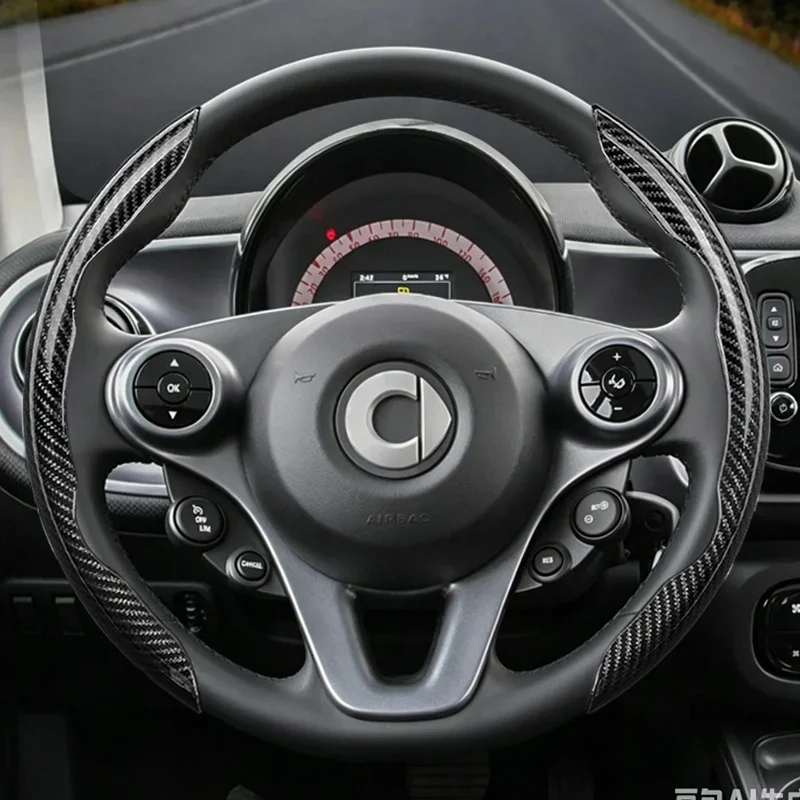 Funda para Volante Inteligente Compatible con Smart Fortwo 451 450 Tronsmart T7 453 Gauge Gbd2 1 3 Forfour Roadster Eléctrico