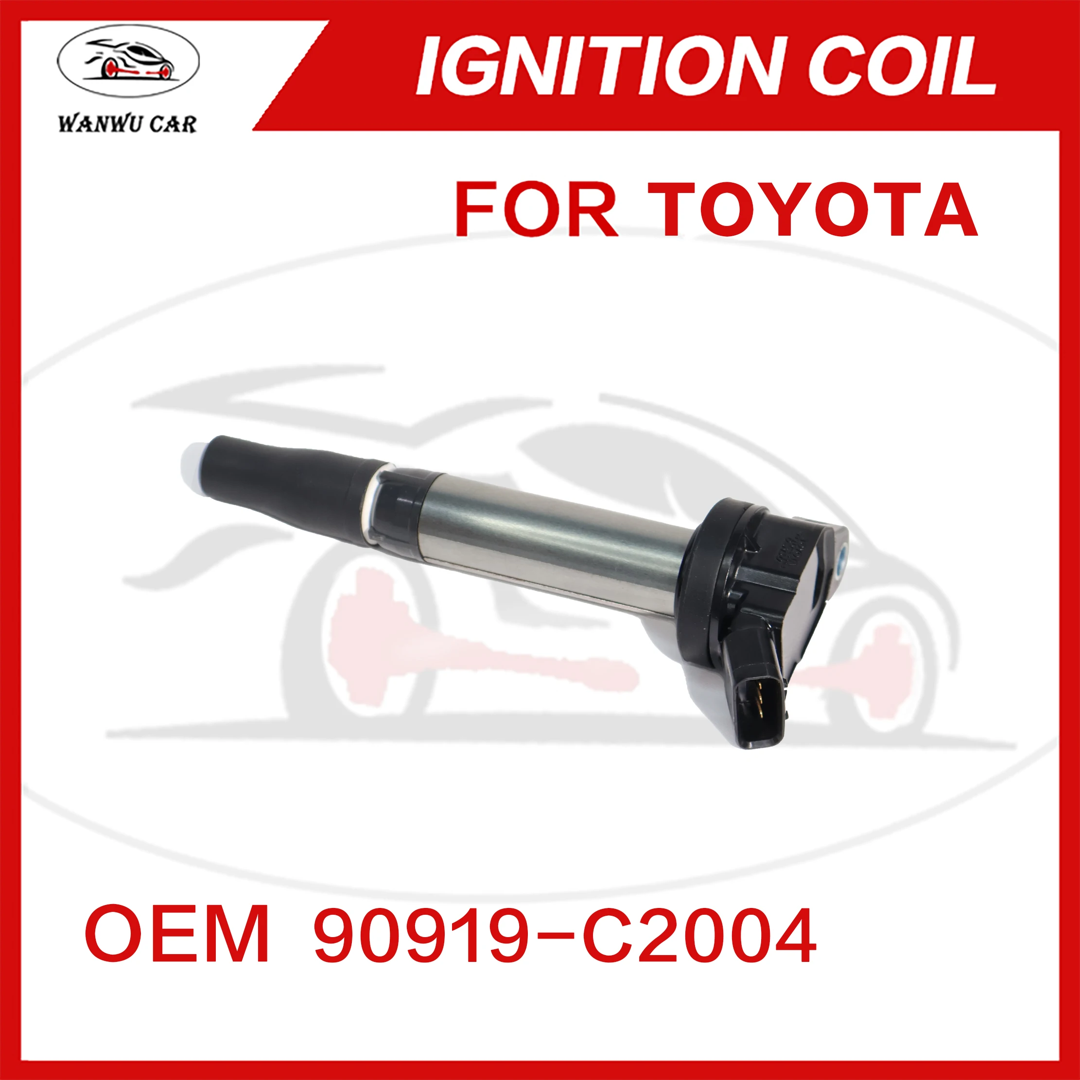 90919-C2004 Ignition Coil Igniter Suitable For TOYOTA Camry (V5)/RAV4 RWD (SA4)/Razor (GRX12) /Lexus Deluxe