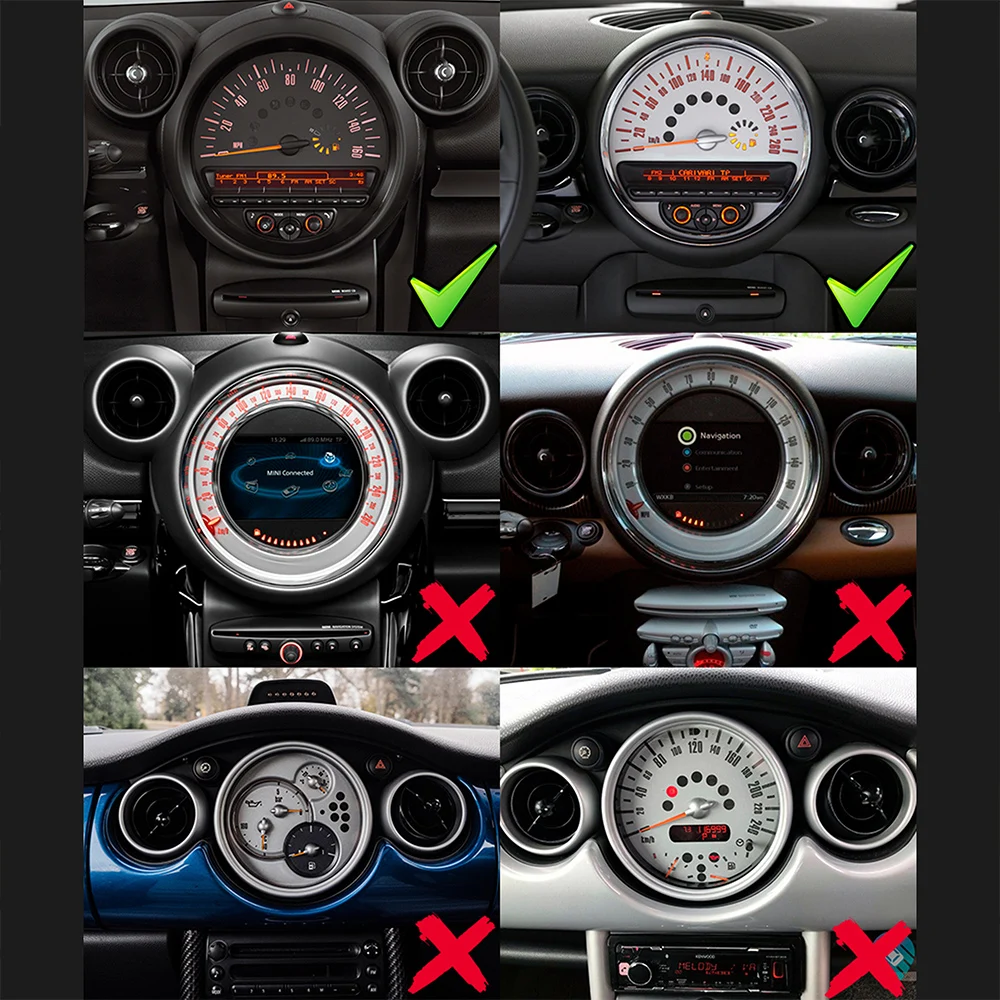 Auto Stereo for Mini 2006-2013  Navi Touch Screen Built-in DSP Auto Wireless Carplay Car Multimedia Player Head Unit