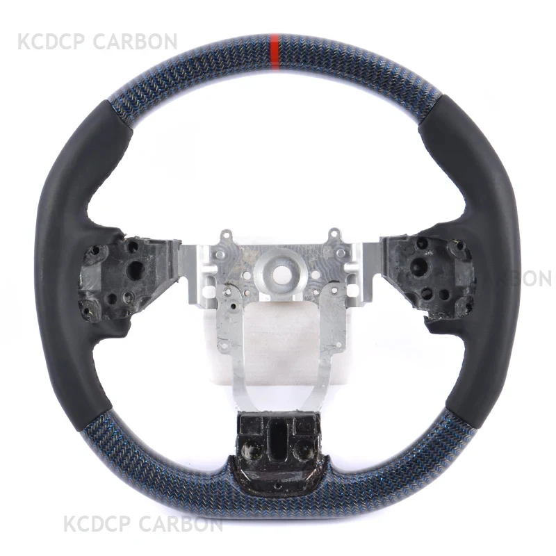 For Mitsubishi LANCER EVO 9 10 Carbon Fiber LED Steering Wheel