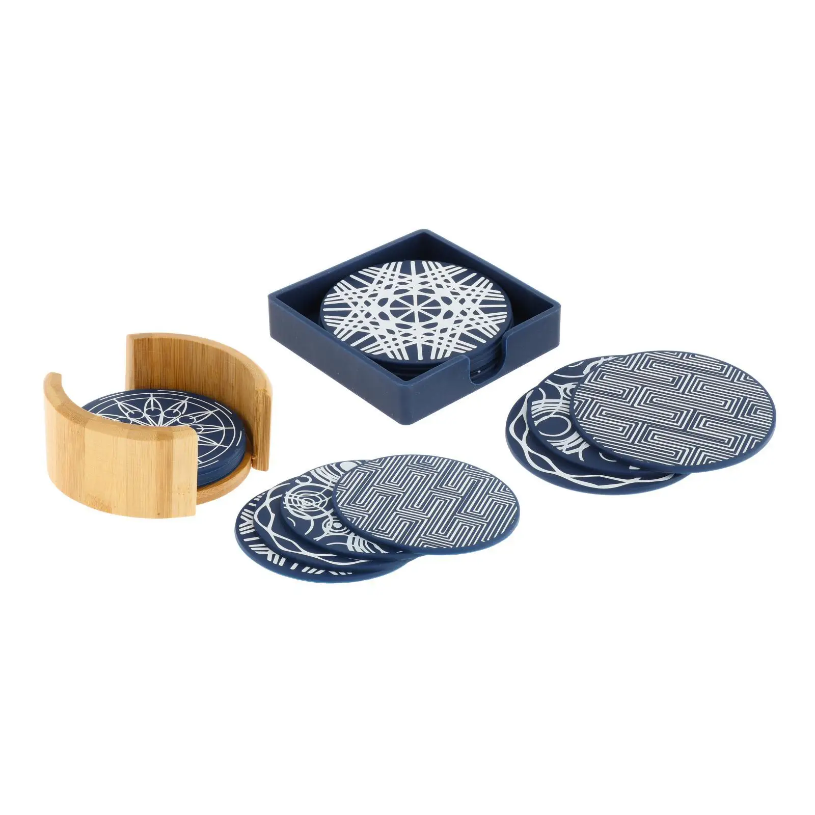 8x Silicone Drinks Coasters Heat-resistant Kitchen Supplies Table Setting