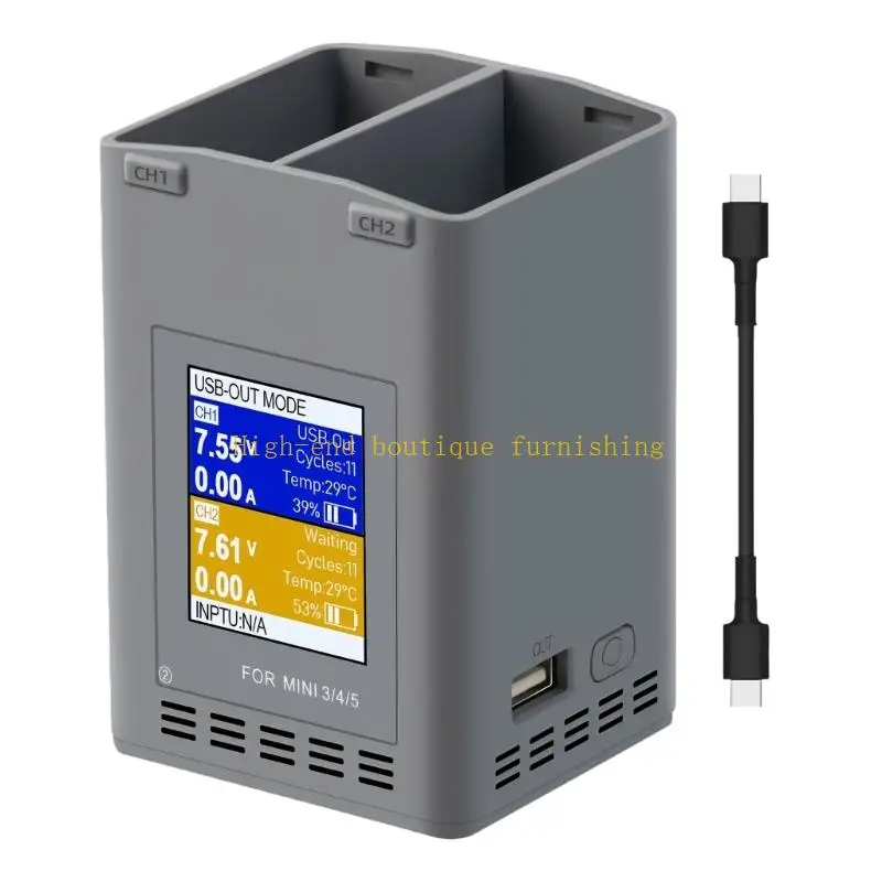 L9NB 100W Fast Chargers for Mini 5 4 3 With Color Screen And Storage Mode