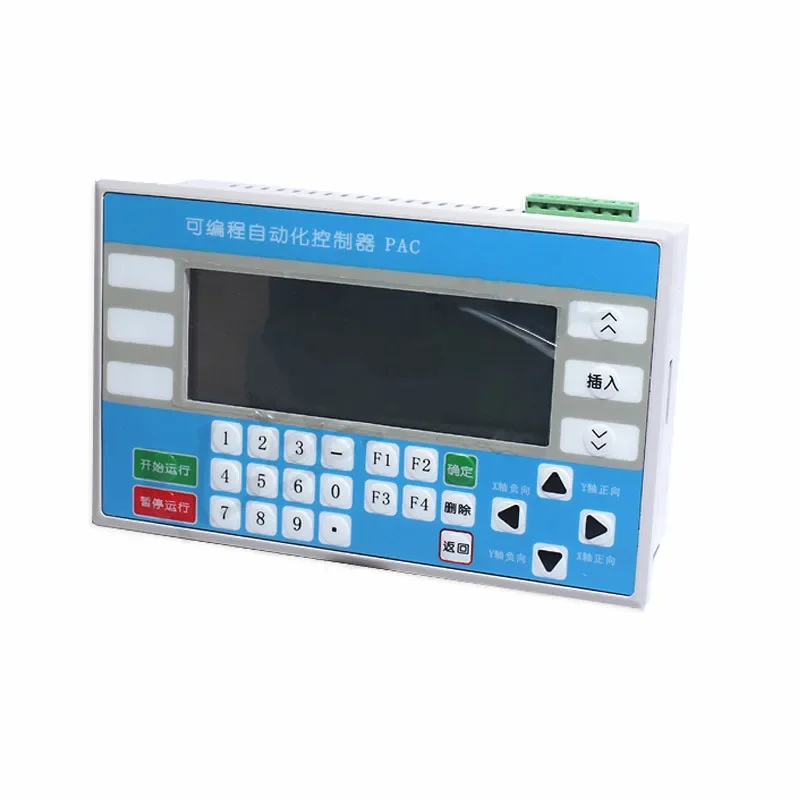 

Single dual axis step servo motor programmable controller,Two-axis one-axis PLC punch drilling machine controller,J19358