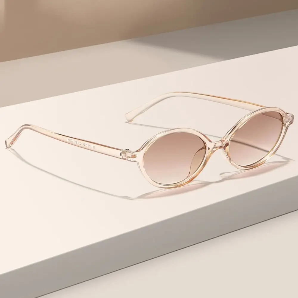 أزياء إطار صغير البيضاوي النظارات الشمسية ليوبارد طباعة UV400 ظلال الشمس نظارات نظارات الكمبيوتر نظارات النظارات السفر #4