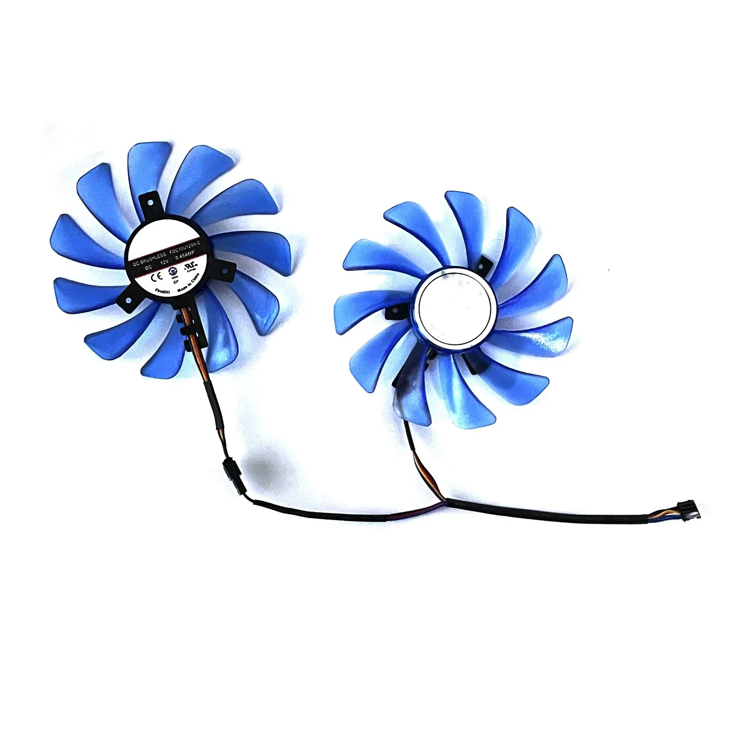 For HIS RX 580 RX570/470/480 Graphics Card Fan 95mm 4pin DC 12V 0.45A FDC10U12S9-C CF1010U12S RX580 Gpu Cooler