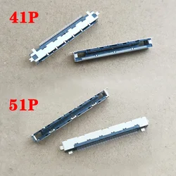 10pcs LVDS Cable Socket Connector 4K LCD screen cable Interface 0.5 Spacing 41 51 Pins I-PEX Connector