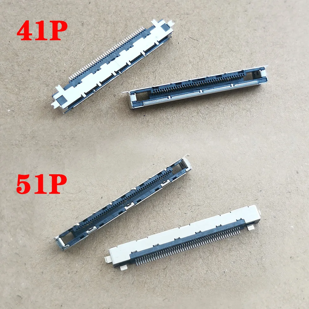 10 sztuk kabel LVDS złącze wtykowe 4K kabel do ekranu LCD interfejs 0.5 odstęp 41 51 szpilki I-PEX złącze