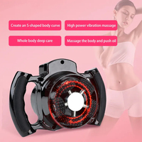 360 Rotating Vibration Infrared Physical Treatment Body Lymph Detox Relaxation Muscle Massage Handheld Roller Machine