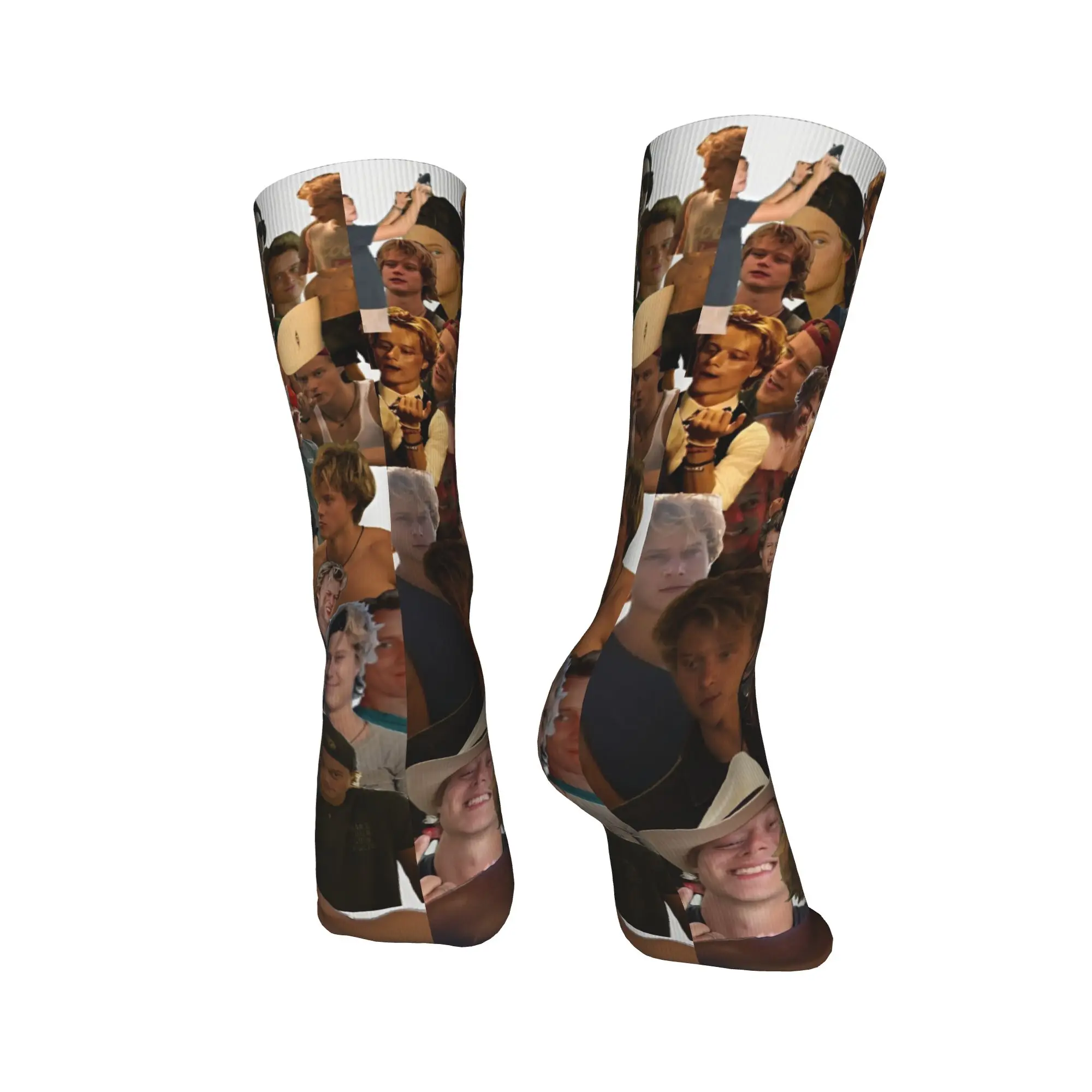 JJ Maybank جوارب رودي بانكو تصميم الأزياء الجوارب الخريف عدم الانزلاق الجوارب الرجال الدراجات الجوارب الناعمة