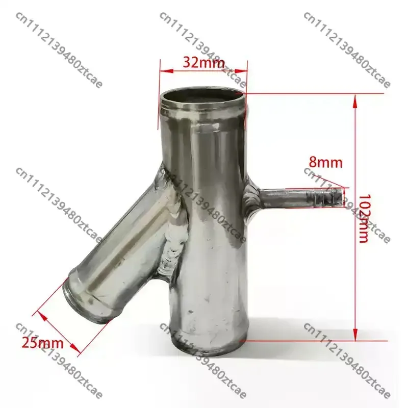 Auto Cooling Mod Accessories Aluminum Alloy Water Hose Adapter Coolant Pipe Connection Fitting Replacement Parts