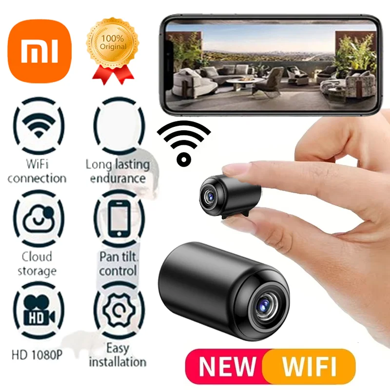 Xiaomi Mini WiFi Camera Remote Monitor Motion Detection 1080P HD Security Wireless Surveillance Night Vision Portable Camcorder