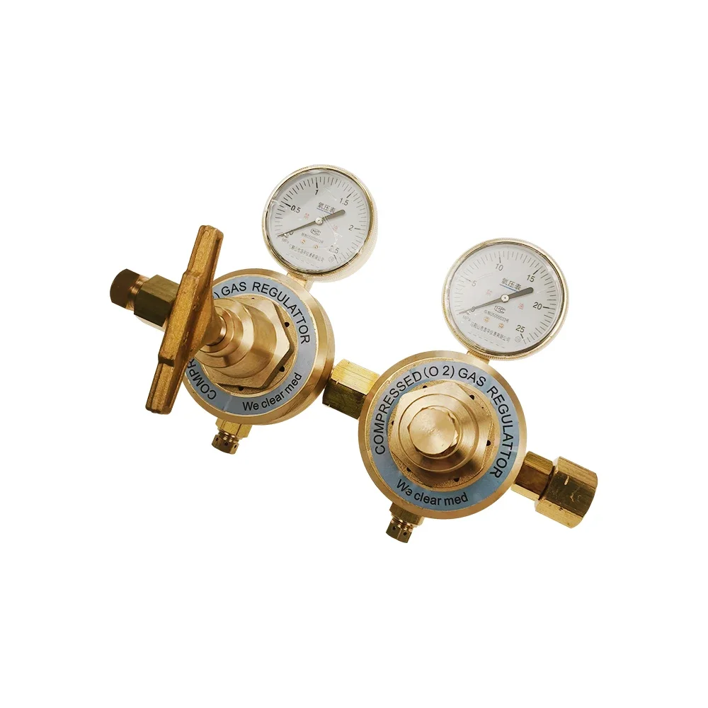 CO2 Pressure Gauges Regulating Electric Heating Regulators Medical Manifold Accessories Gas Pressure Reducer