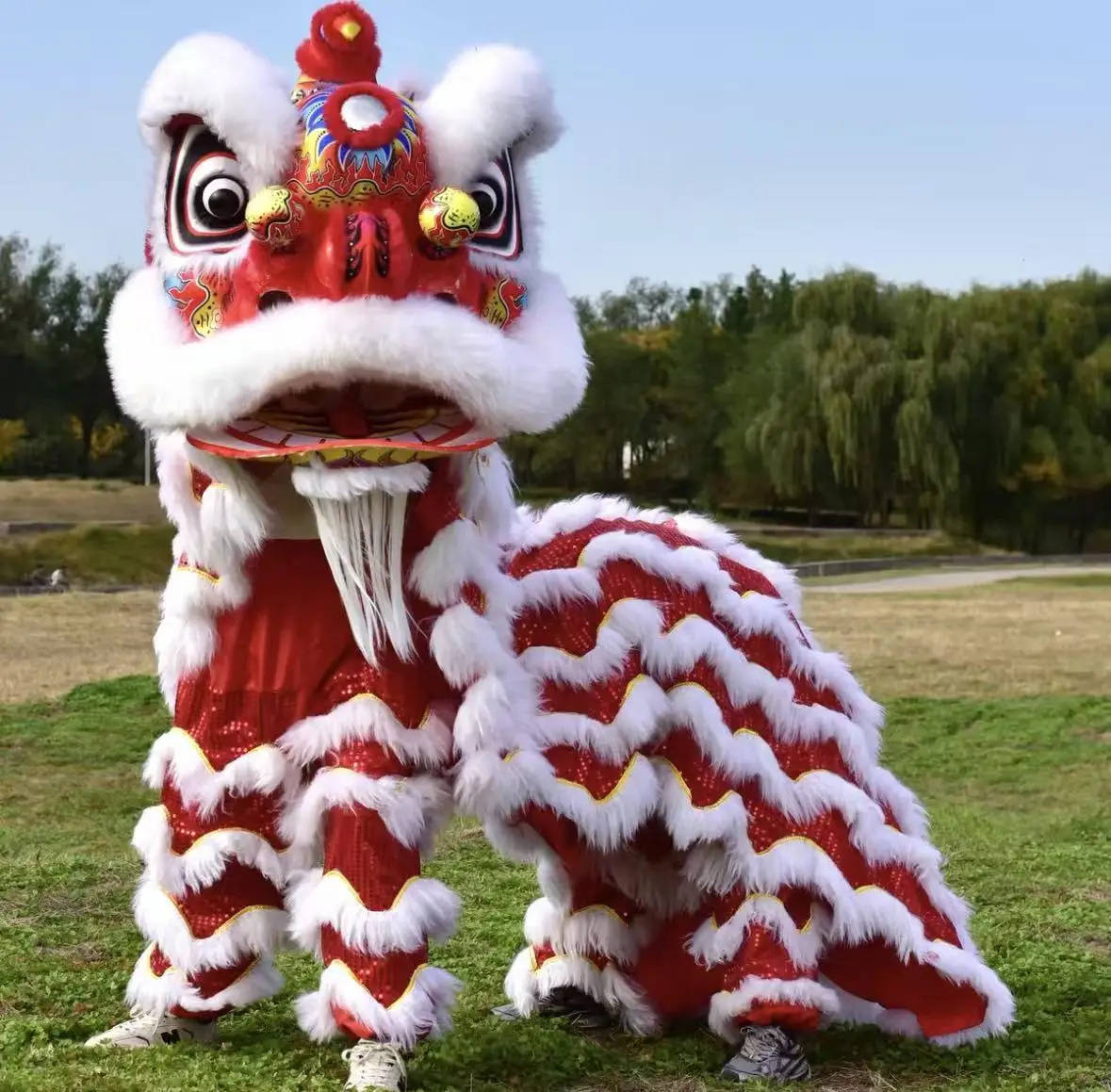 Lion Dance Props Foam Lion Wool Foshan Head Adult Double Standard
