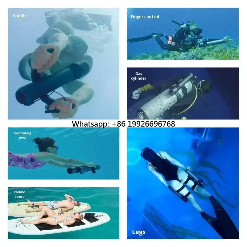 

Underwater Electric Scooter For Diving Swimming Water Sports Fun Dual Motor Surf 500W Durable Jet Marine Powered Battery Outdoor